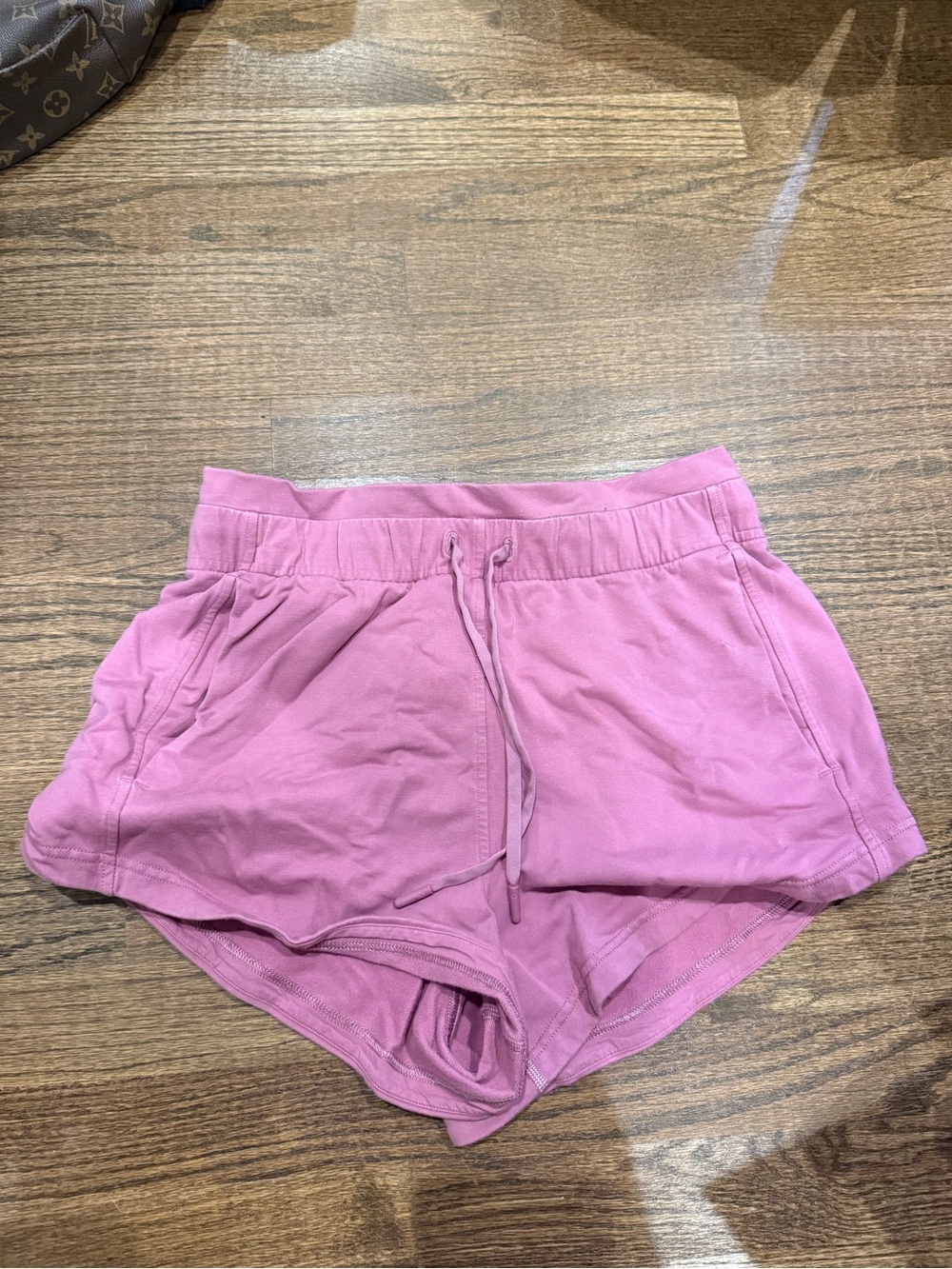 Women’s Pink Drawstring Lounge Shorts